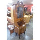 A 19th Century North European walnut and gilt metal mounted side cabinet