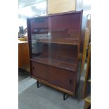 A teak bookcase