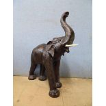 A leather figure of an elephant