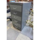 A Bisley metal filing cabinet