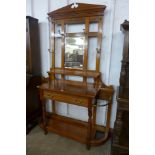 A Victorian Maple & Co. mahogany hallstand