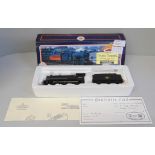 A Bachmann 00 gauge locomotive and tender, Gresley J39 class 0-6-0, boxed