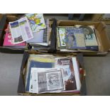 Three boxes of sheet music and music books **PLEASE NOTE THIS LOT IS NOT ELIGIBLE FOR POSTING AND