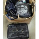 A collection of leather bags including Tula **PLEASE NOTE THIS LOT IS NOT ELIGIBLE FOR POSTING AND