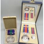 A Queen Elizabeth II General Service Medal with Malaya clasp, to 23447757 Pte. B. Ingram, Foresters,