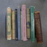 A collection of gardening related books