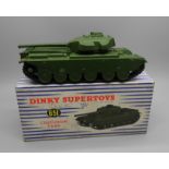A Dinky Supertoys no. 651 Centurion Tank, boxed
