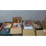 Four boxes of books on trains and railway **PLEASE NOTE THIS LOT IS NOT ELIGIBLE FOR POSTING AND