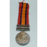 A Queens South Africa medal with two clasps, Cape Colony and Orange Free State to 2459 Pte. R.