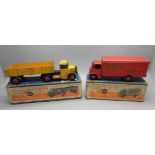 Two Dinky Supertoys model vehicles:- no. 514 Guy Van and no. 521 Bedford Articulated Lorry, boxed