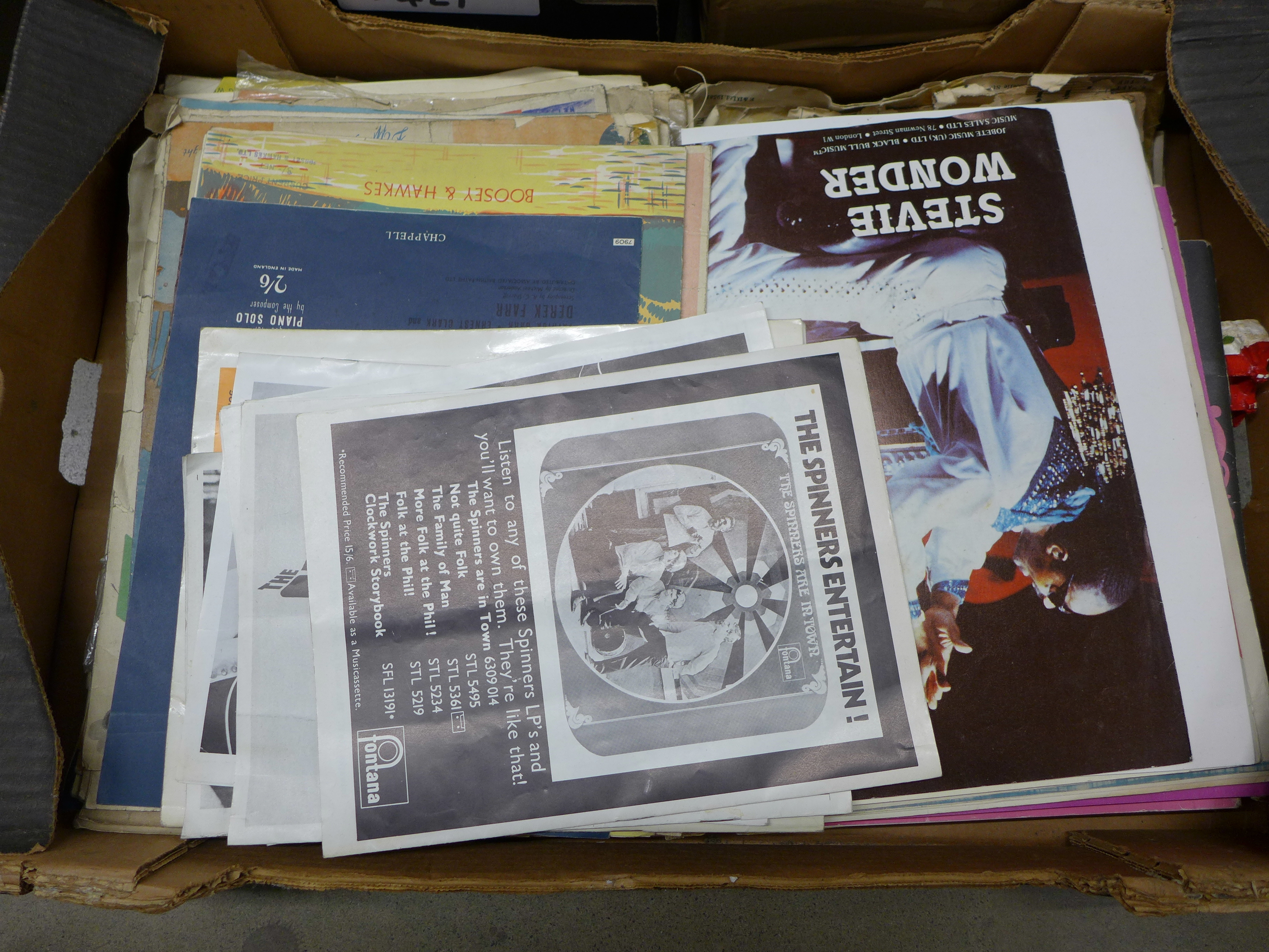 Three boxes of sheet music and music books **PLEASE NOTE THIS LOT IS NOT ELIGIBLE FOR POSTING AND - Image 2 of 3