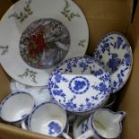 Two boxes of decorative china **PLEASE NOTE THIS LOT IS NOT ELIGIBLE FOR POSTING AND PACKING**