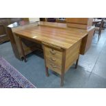 A teak desk