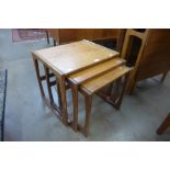 A G-Plan Quadrille teak nest of tables