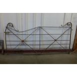 A 19th Century wrought iron farmer's field gate