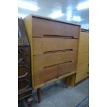 A Stag C-Range light oak chest of drawers, designed by John & Sylvia Reid