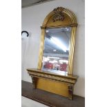 An Italian style gilt framed mirror