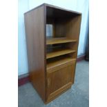 A G-Plan Fresco teak record cabinet