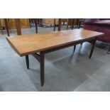 A teak coffee table