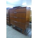 An Austin Suite teak chest of drawers