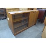 A teak bookcase