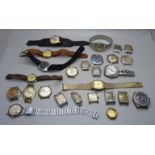 A collection of mechanical wristwatches