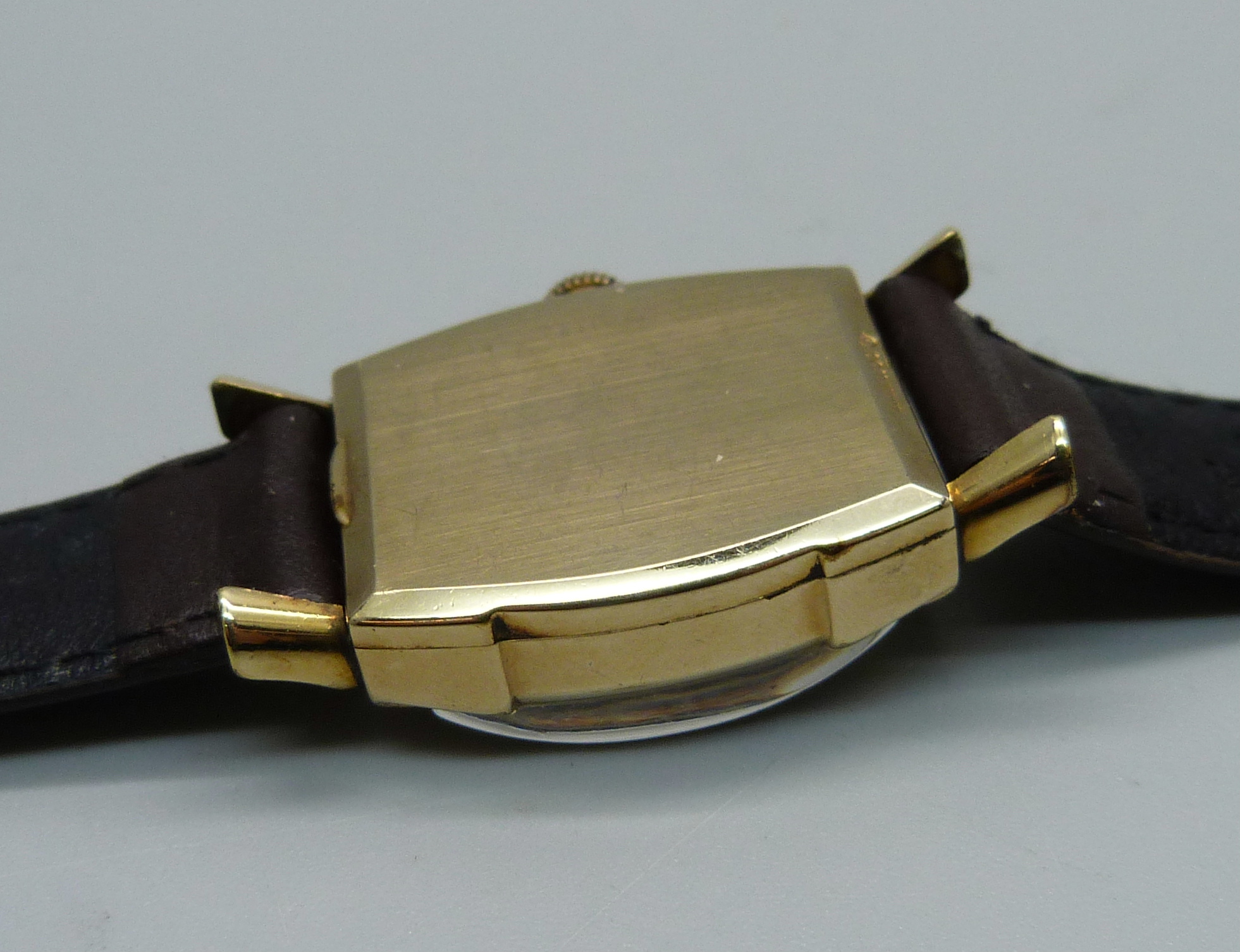 A 10kt gold filled Ulysse Nardin Chronometer wristwatch, lacking minute hand, 24mm case - Image 5 of 6