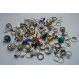 Over eighty costume rings