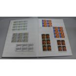 Stamps; a stock book of GB controls and cylinder blocks, Edward VIII onwards