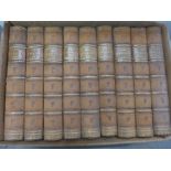 Nine volumes, The Argosy, a complete run of half leather bound volumes, volumes 30 to 38