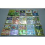 15 Reverse holo Pokemon cards froom 2007-2010