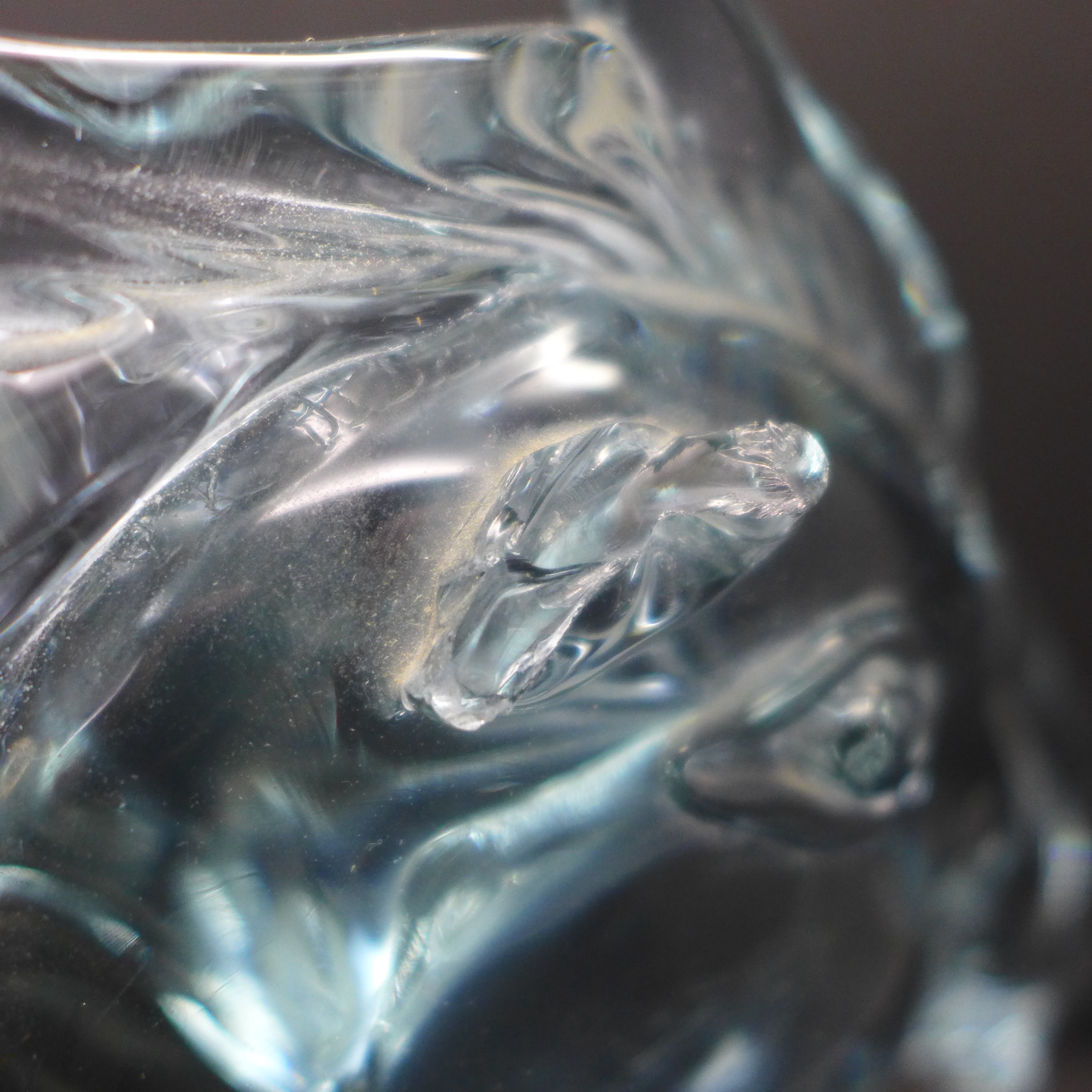 A Horse's head a/f signed by Licio Zanetti - Dichronic glass - changes colour in daylight under - Image 2 of 4