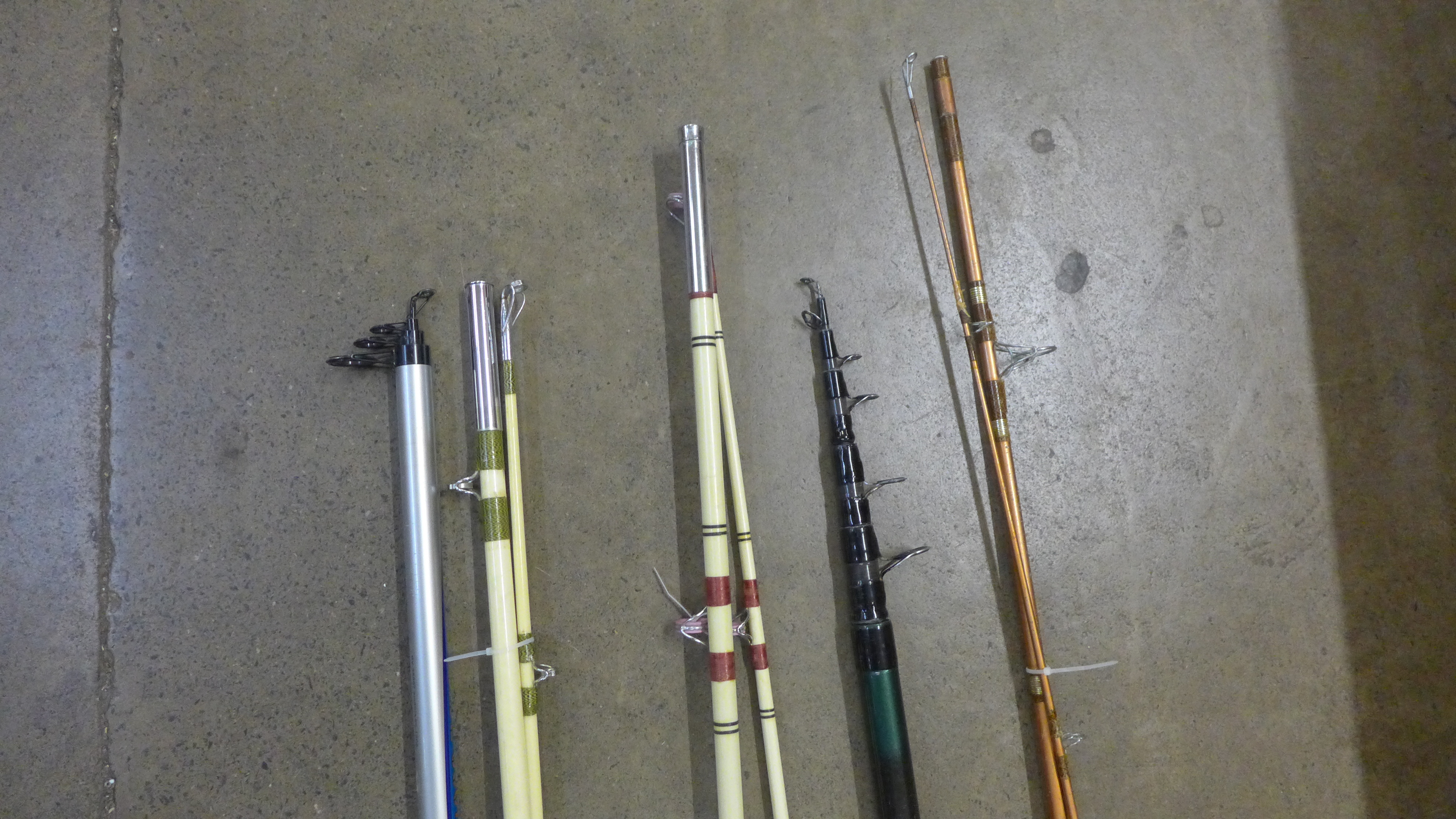 A collection of sea fishing rods including Shakespeare, The Dover sea rod, mainly 1970's - Image 2 of 2