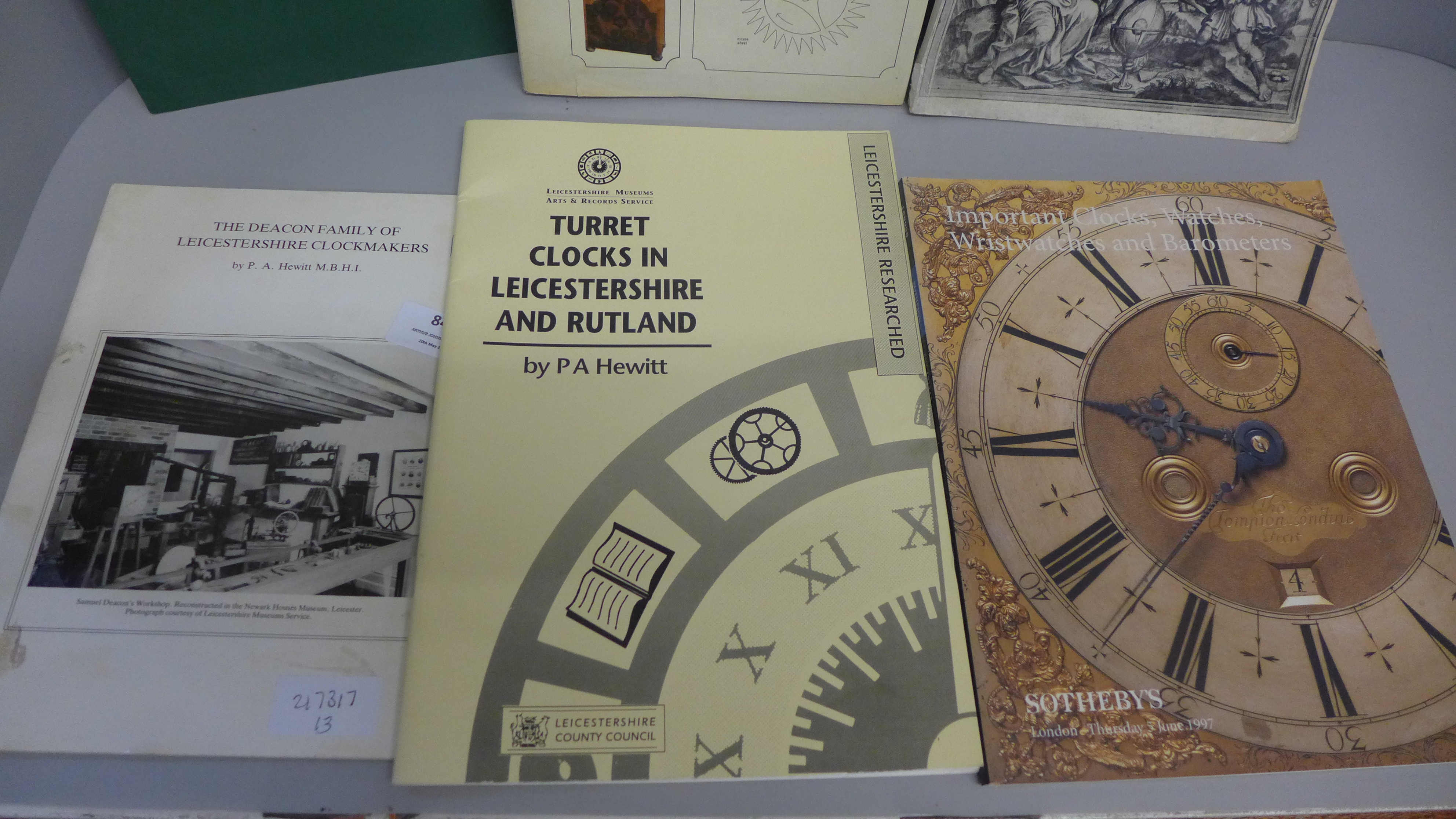Horological books:- Turret Clocks in Leicestershire and Rutland, The Deacon Family of Leicestershire - Image 3 of 4