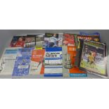 Football programmes; Tottenham Hotspur home and away programmes, 1962 onwards, (30) including