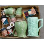 Wade, Govacroft china and Toby jugs **PLEASE NOTE THIS LOT IS NOT ELIGIBLE FOR POSTING AND PACKING**