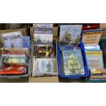 Four boxes of books on ships **PLEASE NOTE THIS LOT IS NOT ELIGIBLE FOR POSTING AND PACKING**