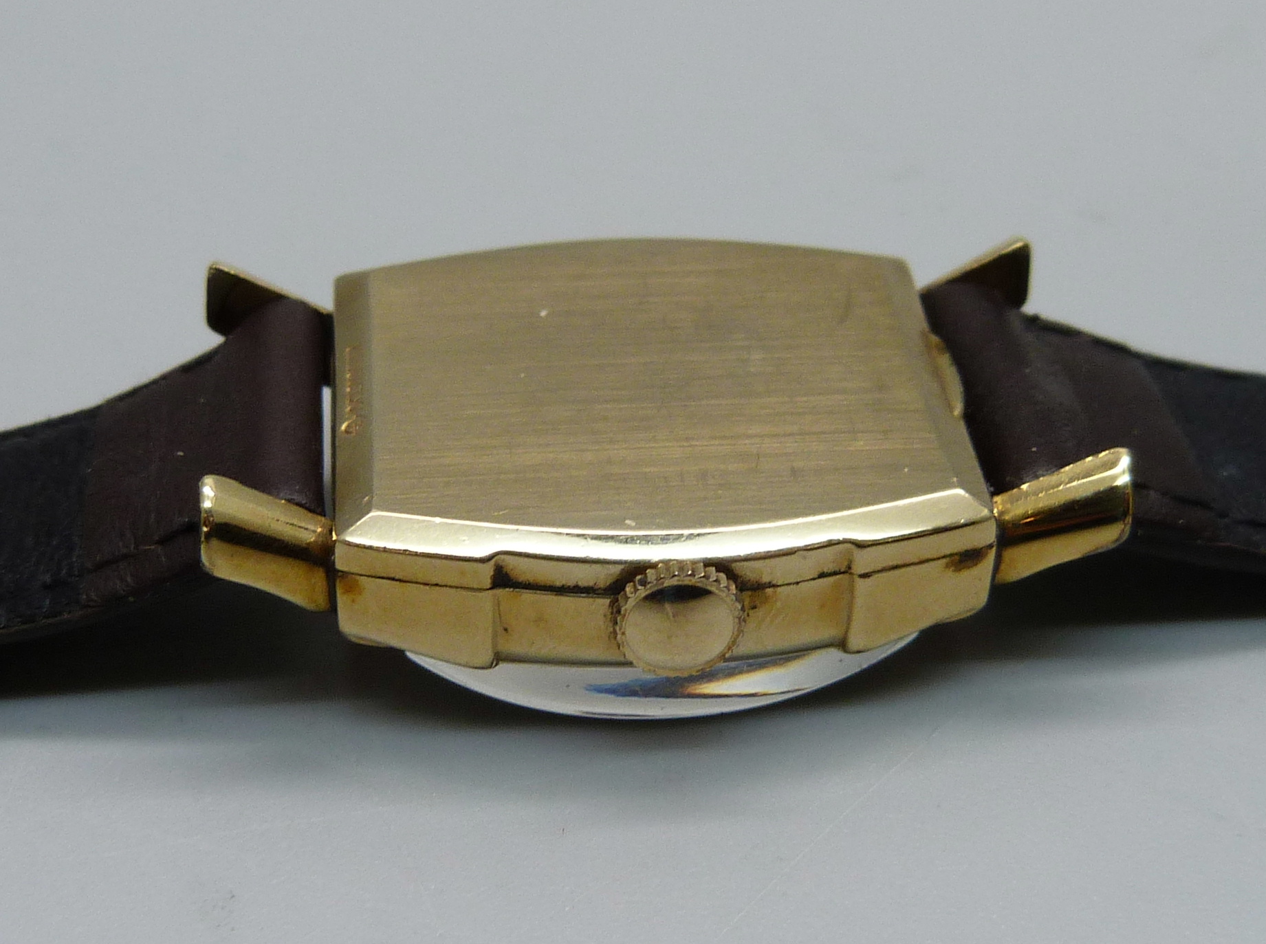 A 10kt gold filled Ulysse Nardin Chronometer wristwatch, lacking minute hand, 24mm case - Image 4 of 6