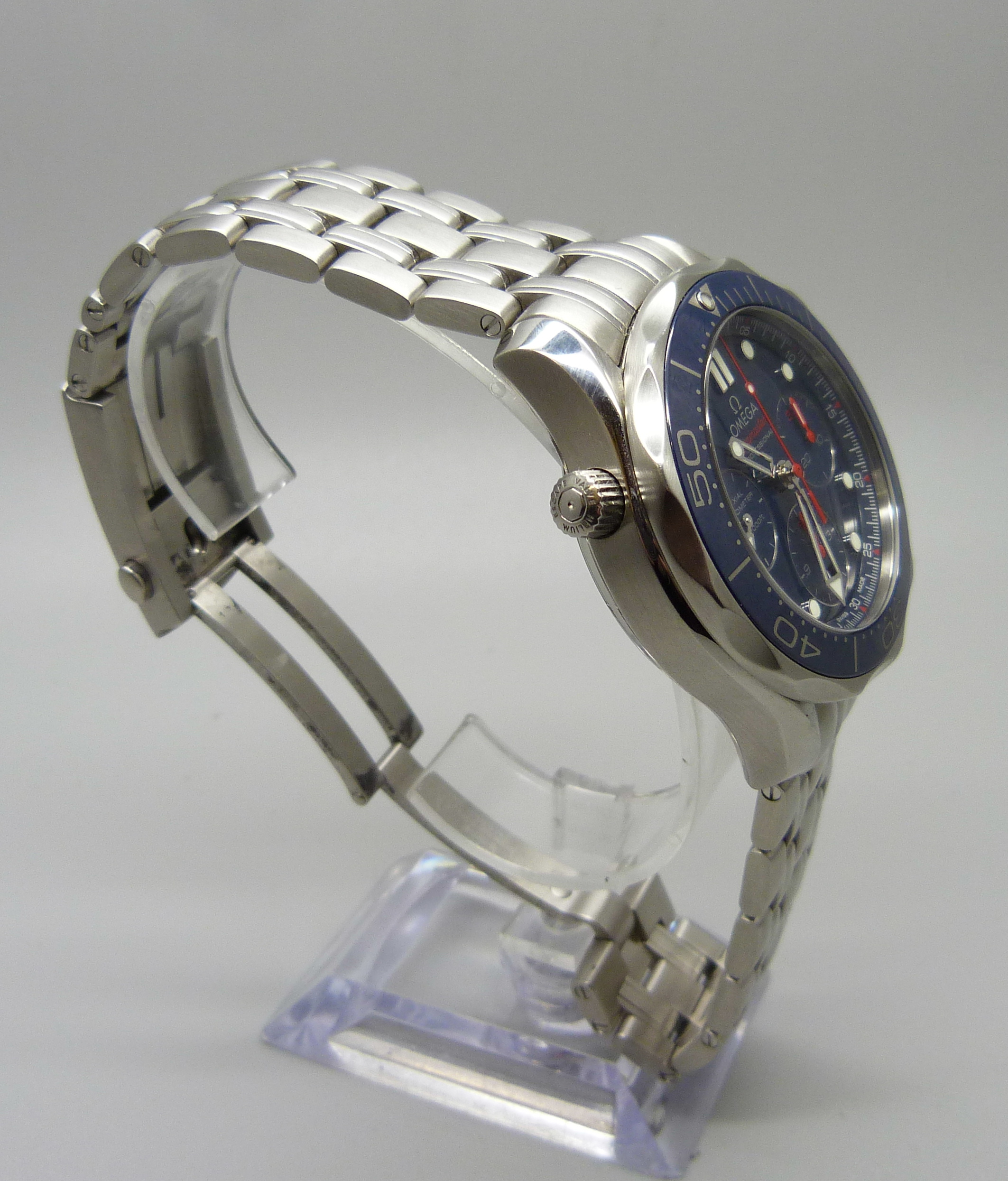 An Omega Seamaster Professional Co-Axial Chronometer wristwatch, 300m/1000ft, boxed with papers - Image 3 of 9