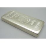 A 1kg 999 fine silver bar