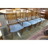 A set of ten G-Plan Fresco teak dining chairs