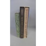 Three Folio Society books including The Wind in the Willows