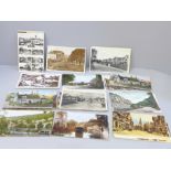 Postcards; a collection of Derby and 'shire postcards (60)