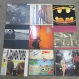 Thirteen Pop and Ska LP records