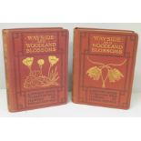 Wayside and Woodland Blossoms - two volumes, Series 1 and 2, with coloured plates, Edward Step F.L.