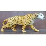 A Beswick Pottery leopard modelled by Arthur Gredington, 30cm