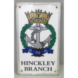 A Royal Navy Hinkley branch plaque