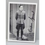 An autograph of V Oberscharfuhrer (senior squad leader) Rochas Misch who served in the 1st Panzer