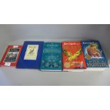 Five first edition children's books including The Vicar of Nibbleswick by Roald Dahl (1991) and