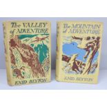 Two Enid Blyton novels; The Mountain of Adventure 1949, The Valley of Adventure 1950,